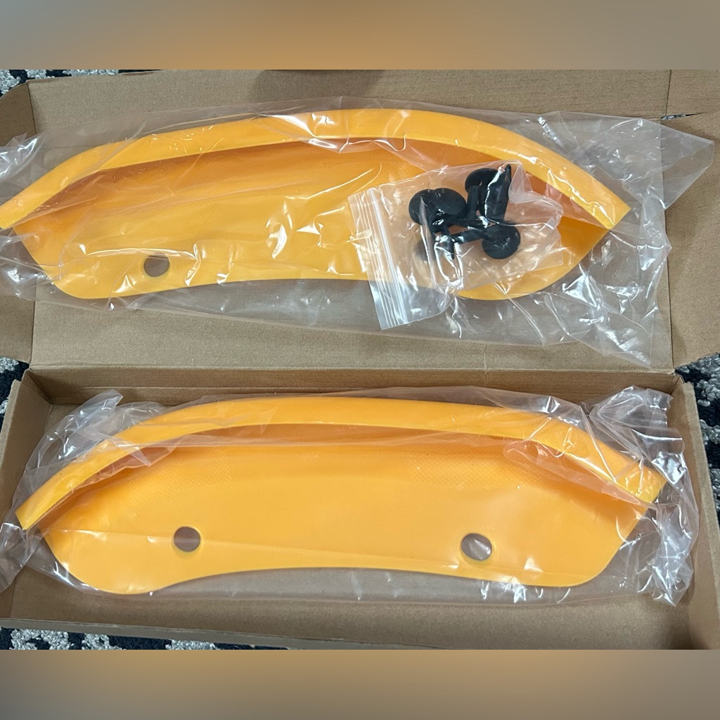 Orange Plastic Car Bumper Protectors